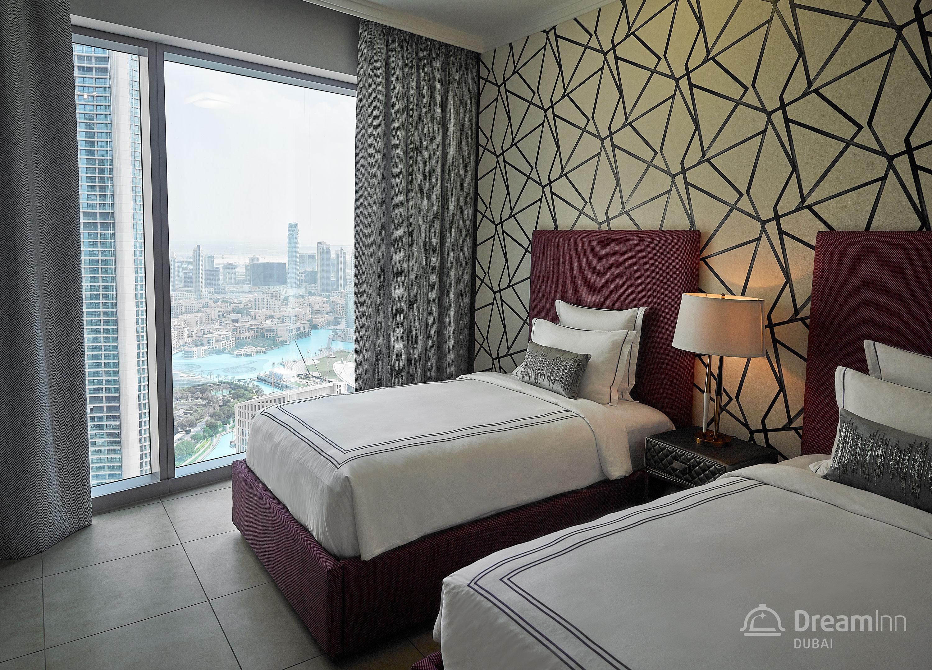 Dream Inn Apartments - 48 Burj Gate Downtown Skyline Views Dubai Bagian luar foto