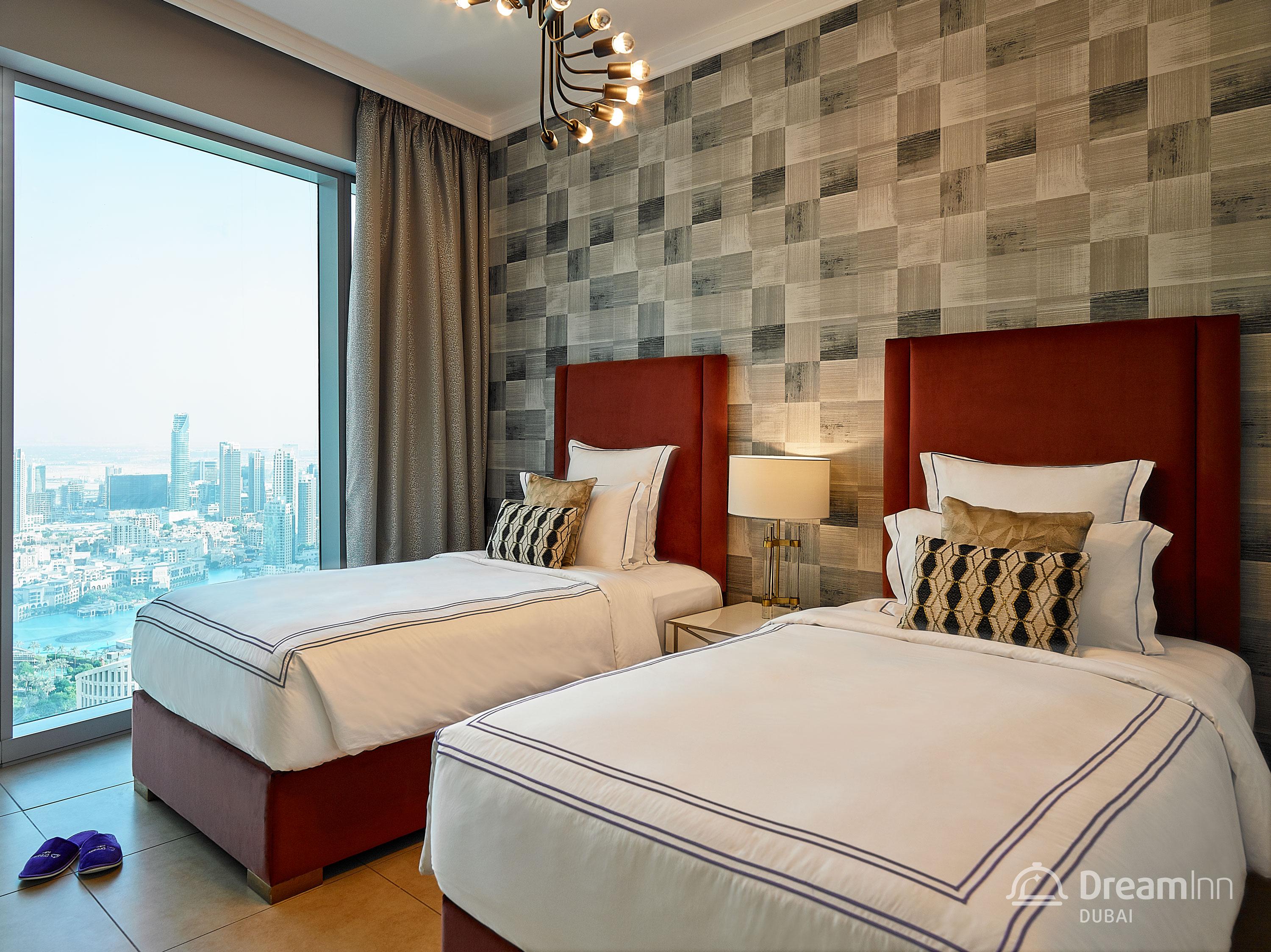 Dream Inn Apartments - 48 Burj Gate Downtown Skyline Views Dubai Bagian luar foto