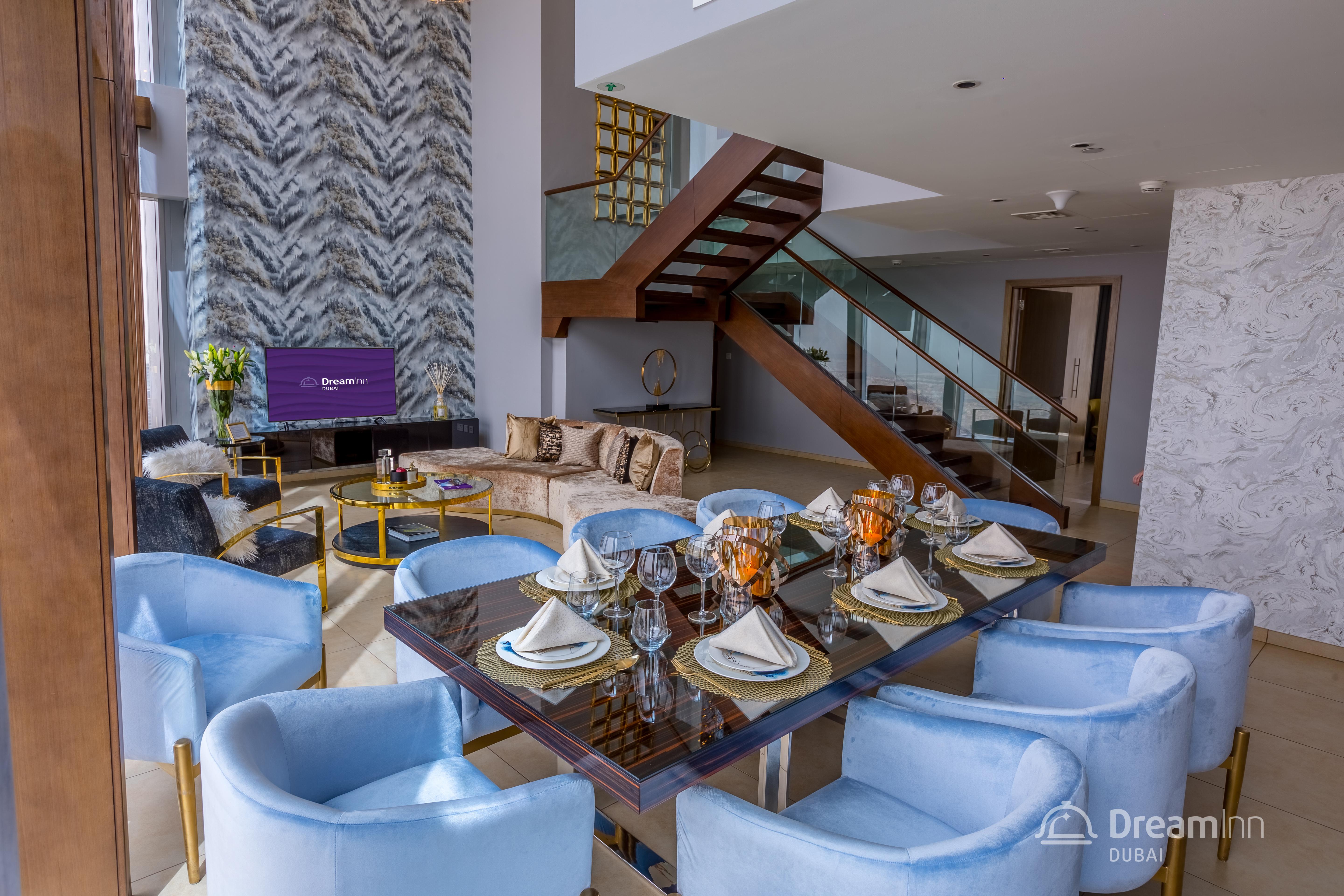 Dream Inn Apartments - 48 Burj Gate Downtown Skyline Views Dubai Bagian luar foto